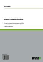 Produktbild: Verkehrs- und Mobilit&auml;tssteuern