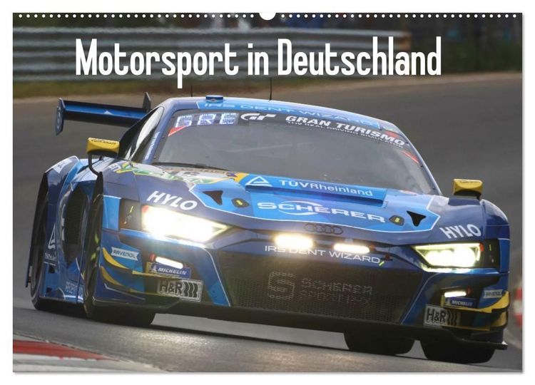Produktbild: Motorsport in Deutschland (Wandkalender 2027 DIN A2 quer), CALVENDO Monatskalender