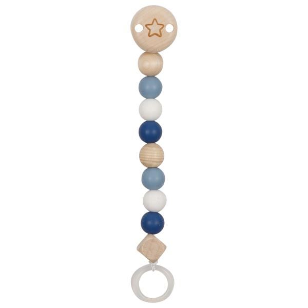 Produktbild: Schnullerkette Stern, blau