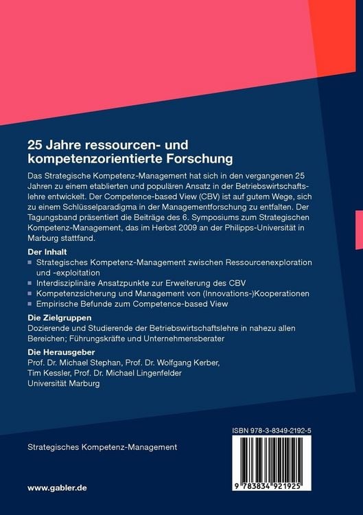 Produktbild: 25 Jahre ressourcen- und kompetenzorientierte Forschung
