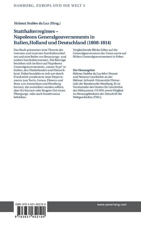 Produktbild: Statthalterregimes &ndash; Napoleons Generalgouvernements in Italien, Holland und Deutschland (1808&ndash;1814)