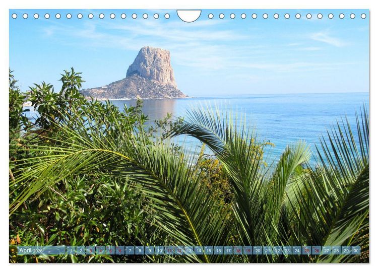 Produktbild: Alicante - Benidorm - Calp (Wandkalender 2026 DIN A4 quer), CALVENDO Monatskalender