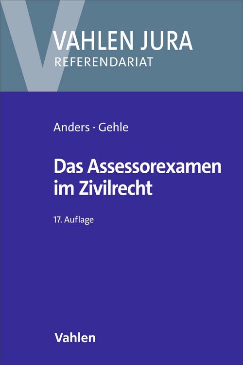 Produktbild: Das Assessorexamen im Zivilrecht