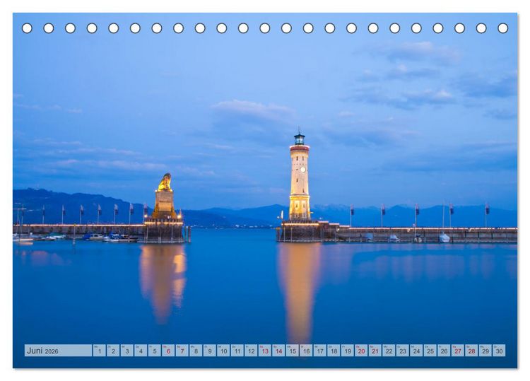 Produktbild: Momente am Bodensee (Tischkalender 2026 DIN A5 quer), CALVENDO Monatskalender