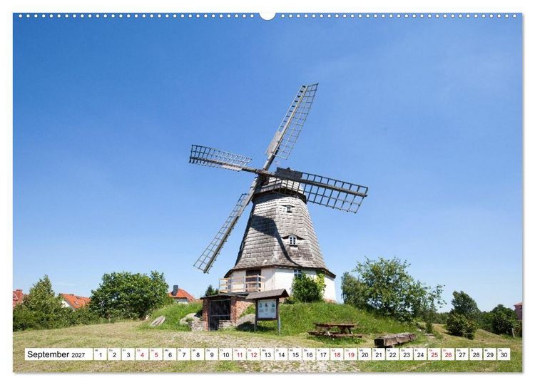Produktbild: Elbetal Nord - Radland Deutschland (hochwertiger Premium Wandkalender 2027 DIN A2 quer), Kunstdruck in Hochglanz