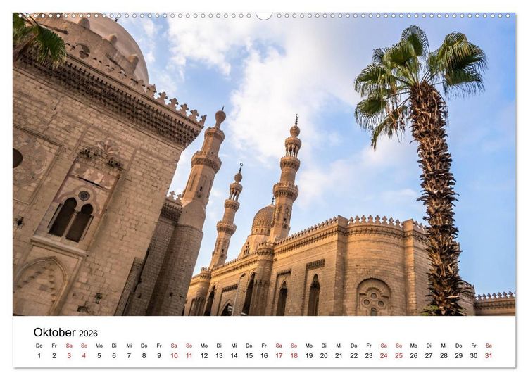 Produktbild: Kairo ganz nah (Wandkalender 2026 DIN A2 quer), CALVENDO Monatskalender