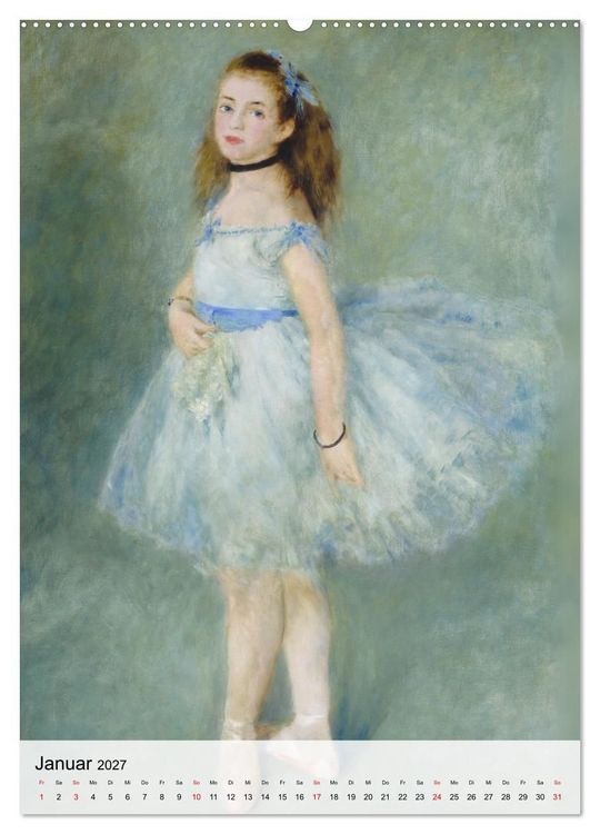 Produktbild: Die kleinen Musen des Monsieur Renoir (Wandkalender 2027 DIN A2 hoch), CALVENDO Monatskalender