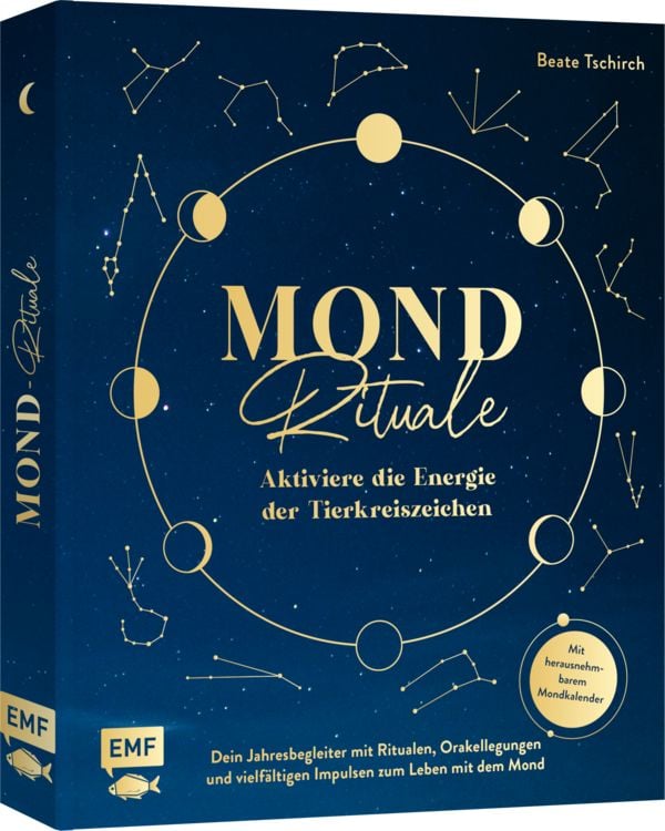 Produktbild: Mond-Rituale  Aktiviere die Energie der Tierkreiszeichen - Dein Jahresbegleiter
