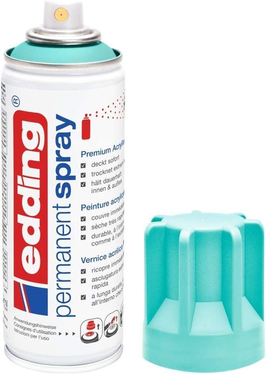 Produktbild: 5200 Permanent Spray, opulent türkis matt, 200ml Premium Acryllack