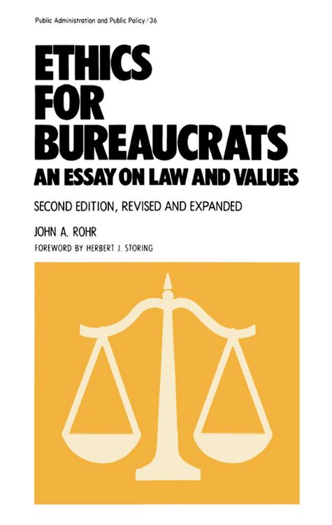 Produktbild: Ethics for Bureaucrats