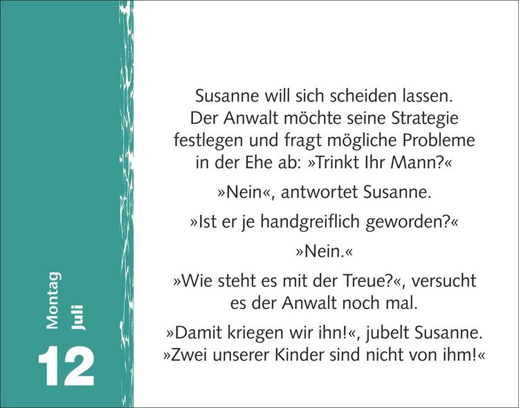 Produktbild: Witzirin Tagesabrei&szlig;kalender 2027 - Diese Packung enth&auml;lt: die lustigsten Witze f&uuml;r die t&auml;gliche Dosis Humor