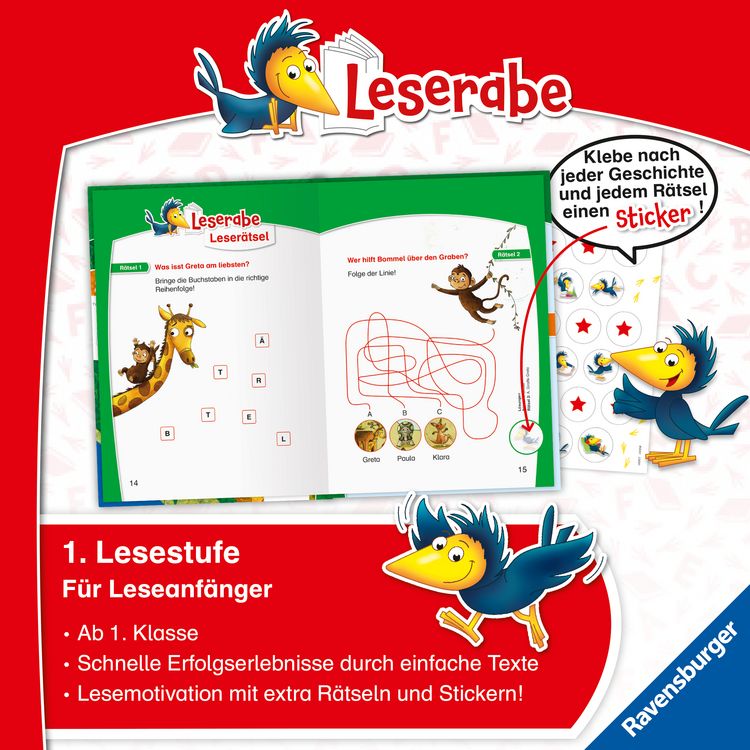 Produktbild: Leserabe Sonderausgaben - Lustige Tiergeschichten zum Lesenlernen