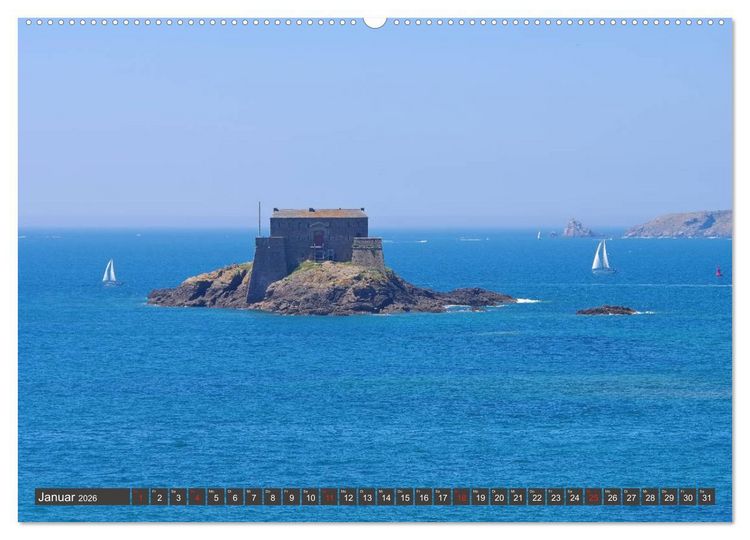 Produktbild: Saint Malo - Stadt der Korsaren (Wandkalender 2026 DIN A2 quer), CALVENDO Monatskalender