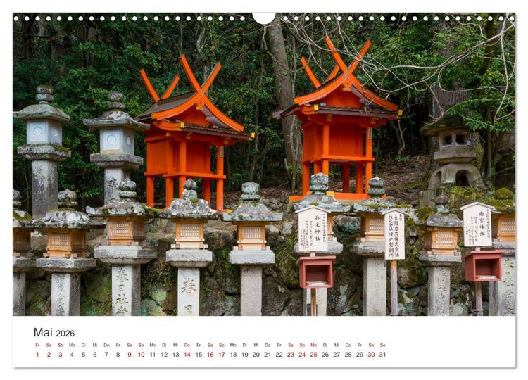 Produktbild: Tempel in Japan (Wandkalender 2026 DIN A3 quer), CALVENDO Monatskalender