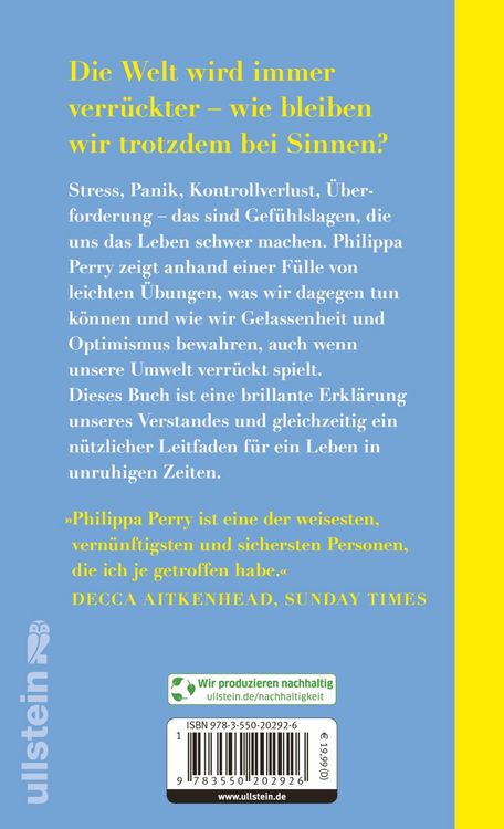 Produktbild: Wie man in verr&uuml;ckten Zeiten nicht den Verstand verliert