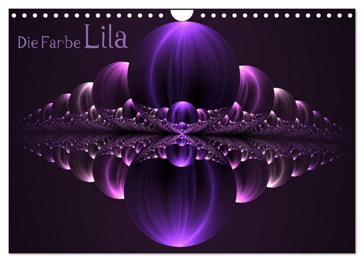 Produktbild: Die Farbe Lila (Wandkalender 2026 DIN A4 quer), CALVENDO Monatskalender