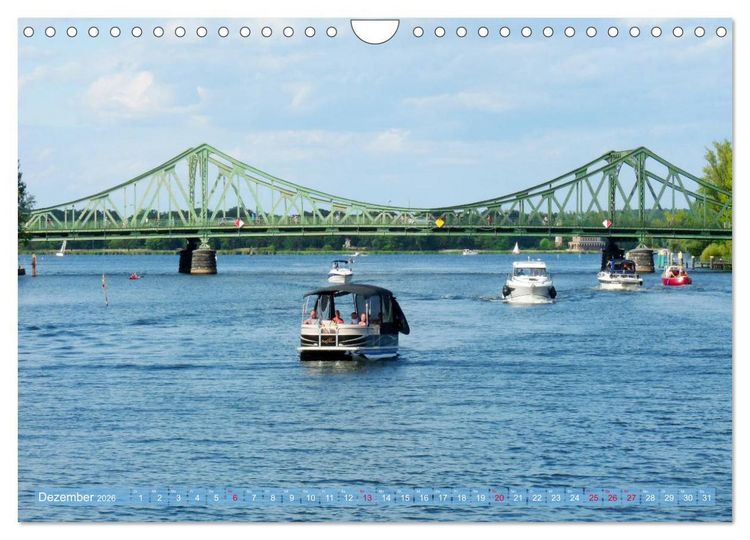 Produktbild: Bootstouren in und um Berlin (Wandkalender 2026 DIN A4 quer), CALVENDO Monatskalender
