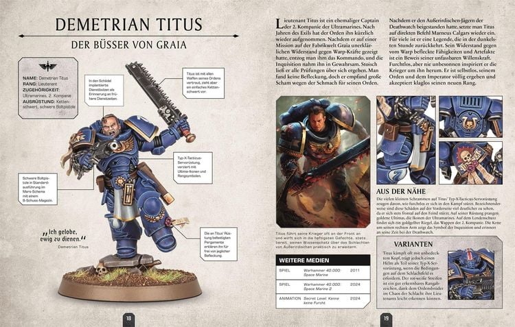 Produktbild: Warhammer 40.000 Lexikon der Figuren