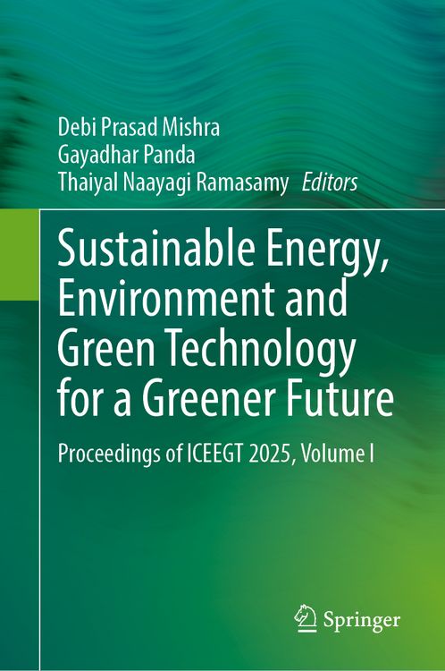 Produktbild: Sustainable Energy, Environment and Green Technology for a Greener Future
