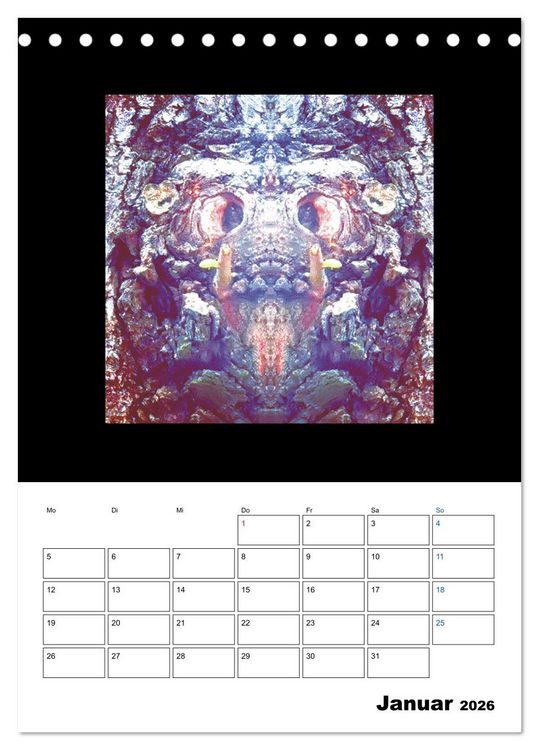 Produktbild: Nature's Faces (Tischkalender 2026 DIN A5 hoch), CALVENDO Monatskalender
