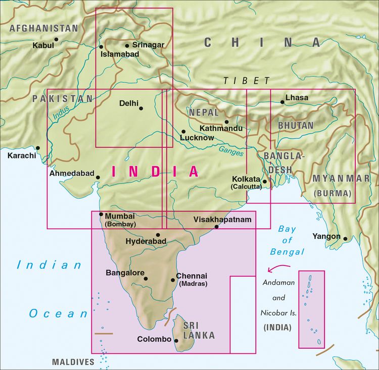 Produktbild: Nelles Map India: South 1:1 500 000