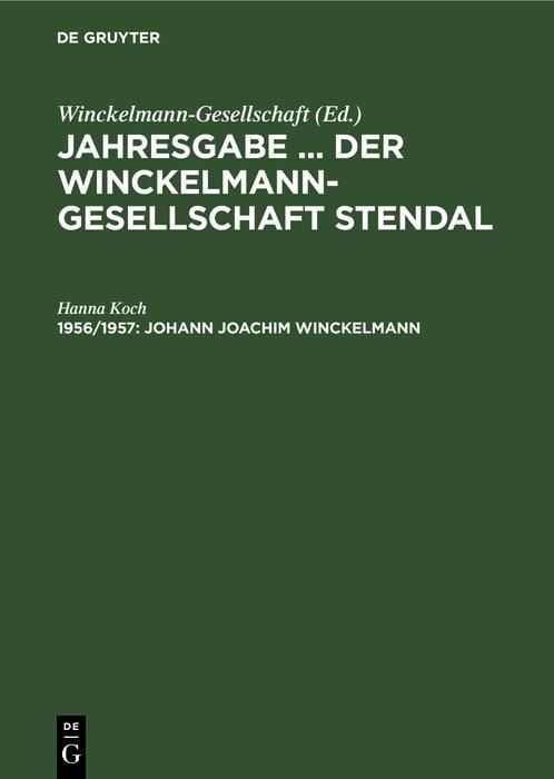 Produktbild: Johann Joachim Winckelmann