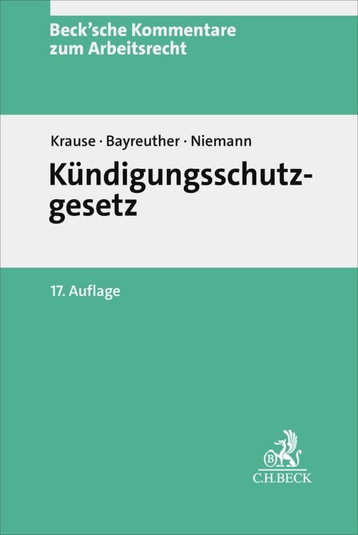 Produktbild: K&uuml;ndigungsschutzgesetz. KSchG