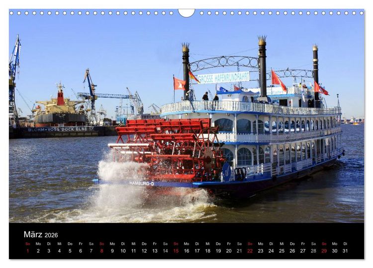 Produktbild: Hamburg (Wandkalender 2026 DIN A3 quer), CALVENDO Monatskalender