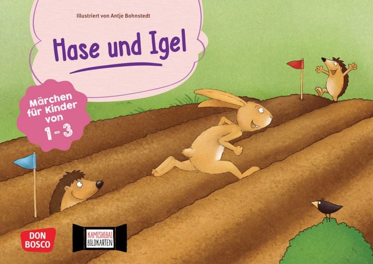 Produktbild: Hase und Igel. Kamishibai Bildkartenset