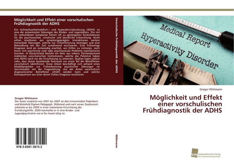 Produktbild: M&ouml;glichkeit und Effekt einer vorschulischen Fr&uuml;hdiagnostik der ADHS