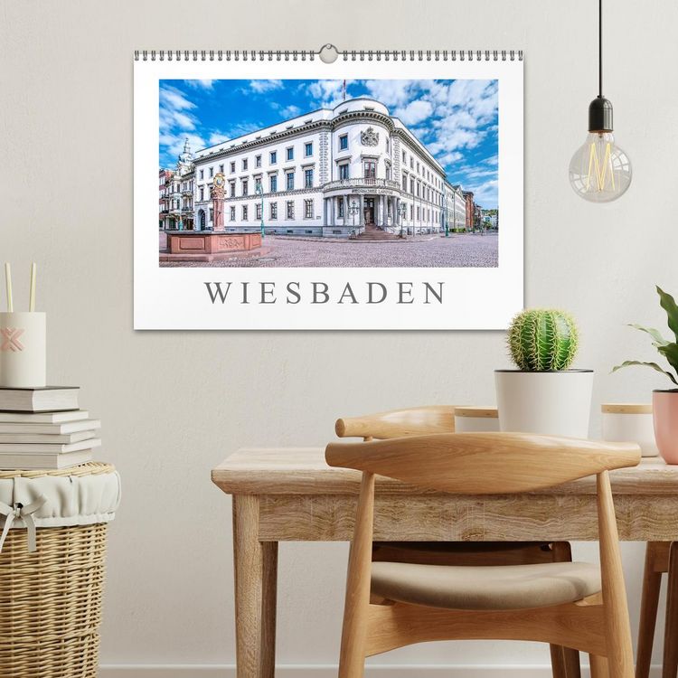 Produktbild: Wiesbaden Kurstadt mit Charme und Flair (Wandkalender 2026 DIN A3 quer), CALVENDO Monatskalender