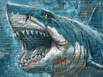 Produktbild: CALVENDO Puzzle Megalodon | 1000 Teile Lege-Gr&ouml;&szlig;e 64x48cm Foto-Puzzle f&uuml;r gl&uuml;ckliche Stunden