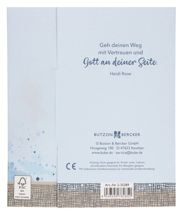 Produktbild: Textil-Armband - Geh deinen Weg