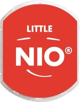 Produktbild: COLOP little NIO Ersatz-Stempelkissen, Packung mit 2 Stempelkissen, brave red