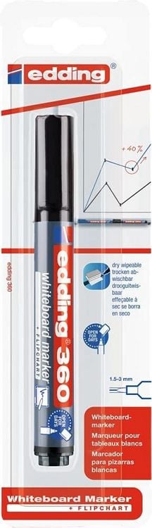 Produktbild: Edding Whiteboard Marker 360 schwarz