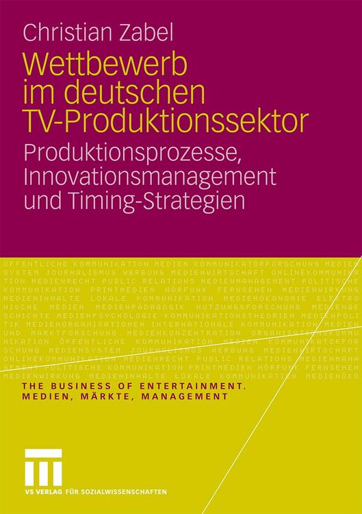 Produktbild: Wettbewerb im deutschen TV-Produktionssektor