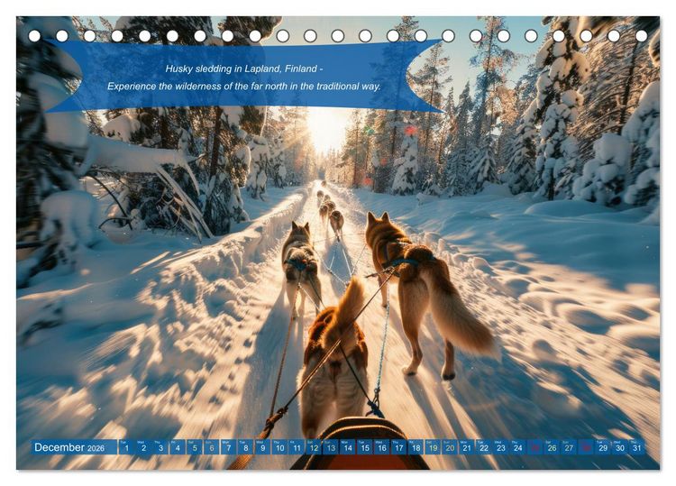 Produktbild: Crazy ideas for adventure enthusiasts (Desk Calendar 2026 DIN A5 landscape), CALVENDO 12 Month DeskCalendar