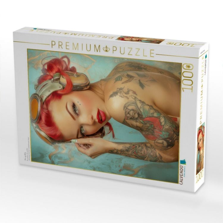 Produktbild: CALVENDO Puzzle Pin-up Girls | 1000 Teile Lege-Gr&ouml;&szlig;e 64x48cm Foto-Puzzle f&uuml;r gl&uuml;ckliche Stunden