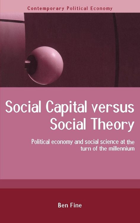 Produktbild: Social Capital Versus Social Theory