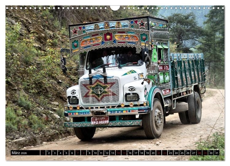 Produktbild: Bhutan - Natur und Tradition (Wandkalender 2026 DIN A3 quer), CALVENDO Monatskalender