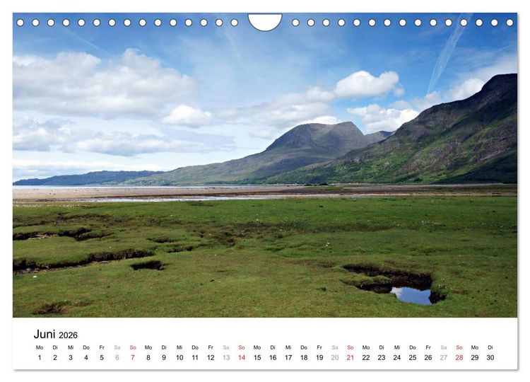 Produktbild: Wildes Schottland 2026 (Wandkalender 2026 DIN A4 quer), CALVENDO Monatskalender