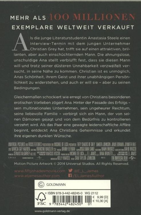 Produktbild: Geheimes Verlangen / Fifty Shades of Grey Band 1
