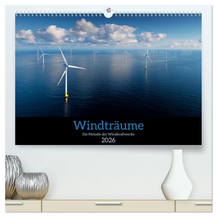 Produktbild: Windtr&auml;ume (hochwertiger Premium Wandkalender 2026 DIN A2 quer), Kunstdruck in Hochglanz
