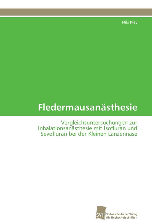 Produktbild: Fledermausan&auml;sthesie