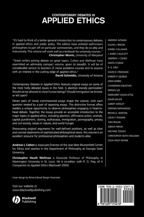 Produktbild: Contemporary Debates in Applied Ethics