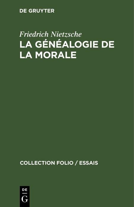 Produktbild: La g&eacute;n&eacute;alogie de la morale