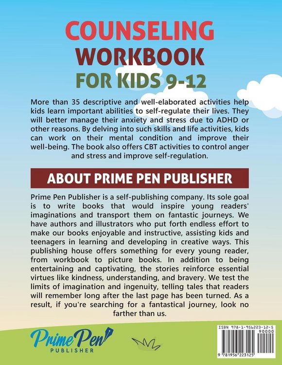 Produktbild: Counseling Workbook for Kids 9-12