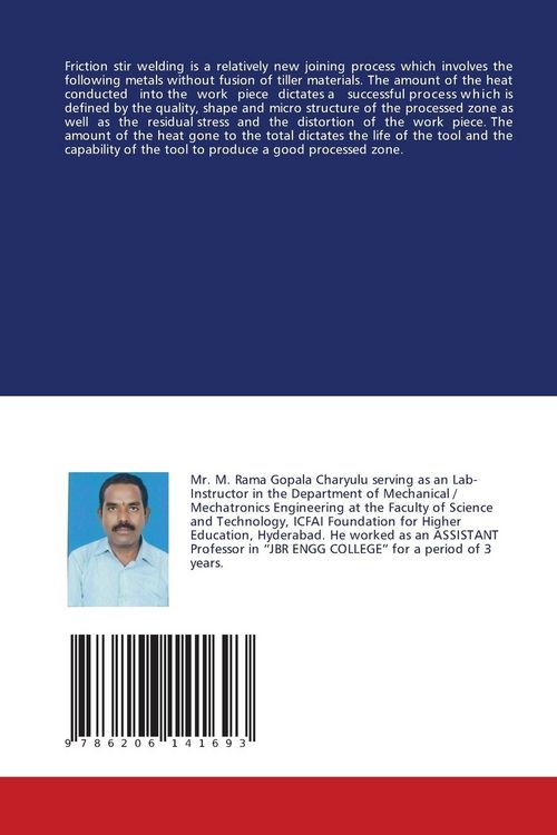 Produktbild: Experimental Investigation on Aluminium Alloyusing FrictionStirWelding