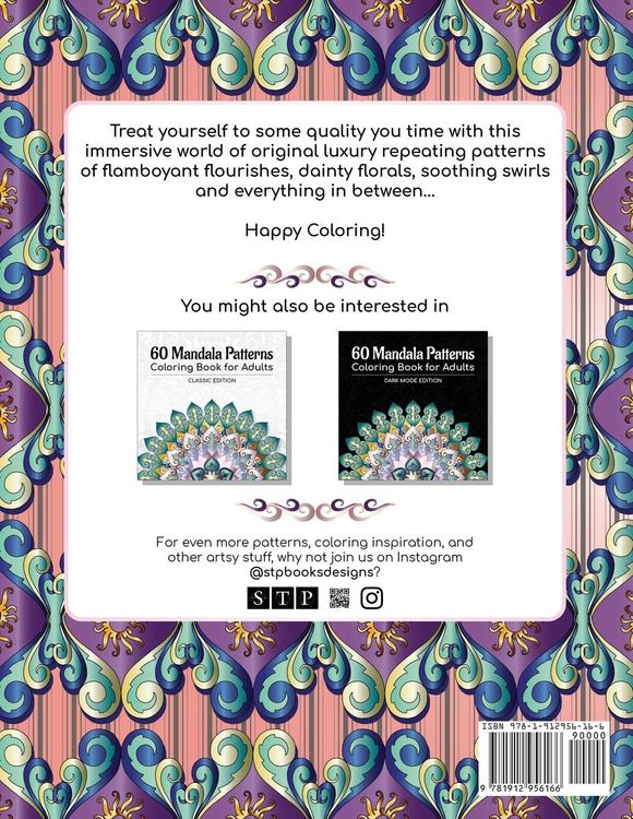 Produktbild: 100 Fancy Patterns Adult Coloring Book