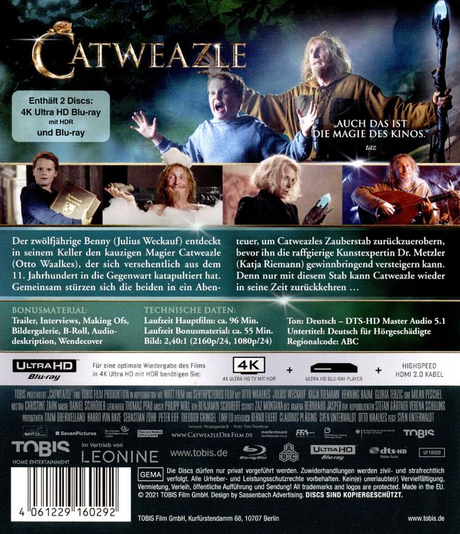 Produktbild: Catweazle (+ Blu-ray 2D)